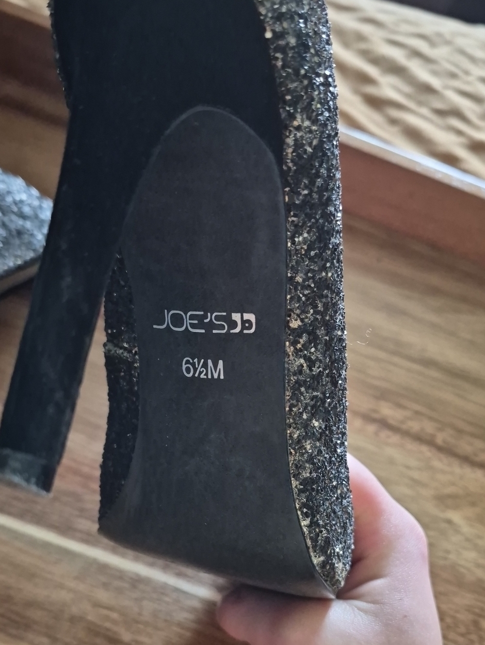 Glitter Pointed Heels - Picture 2 of 2